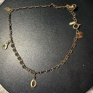 Elegant Gold Charms Ankle Bracelet